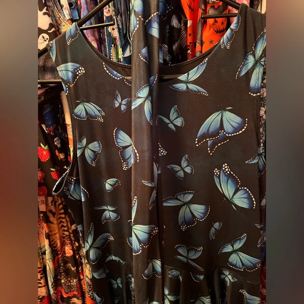 Blackmilk Butterfly Spell Sheer Dance Partner Dress High Low Dress L NWT - Picture 3 of 5